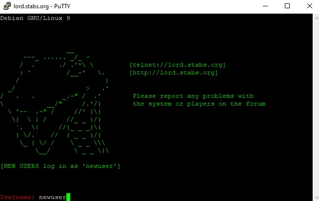 Telnet Signup Tutorial Screenshot 2